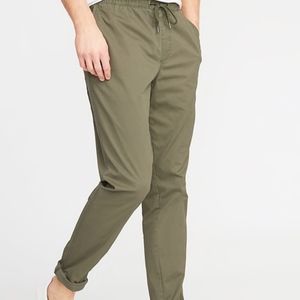 Old Navy Relaxed Slim Fit Pull On Chinos Green